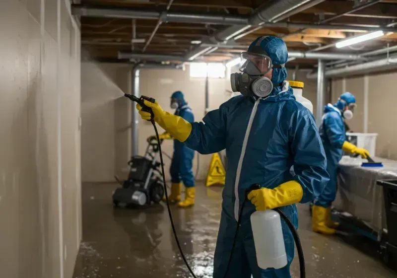 Basement Sanitization and Antimicrobial Treatment process in Noe Valley, CA